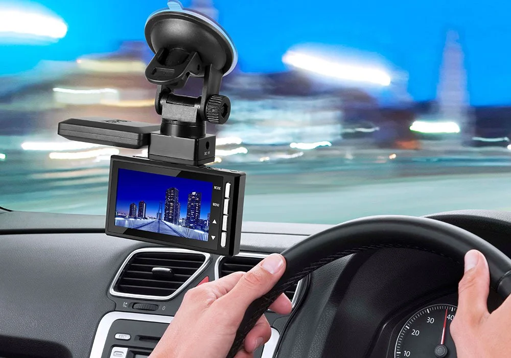 Photography of the car recorder