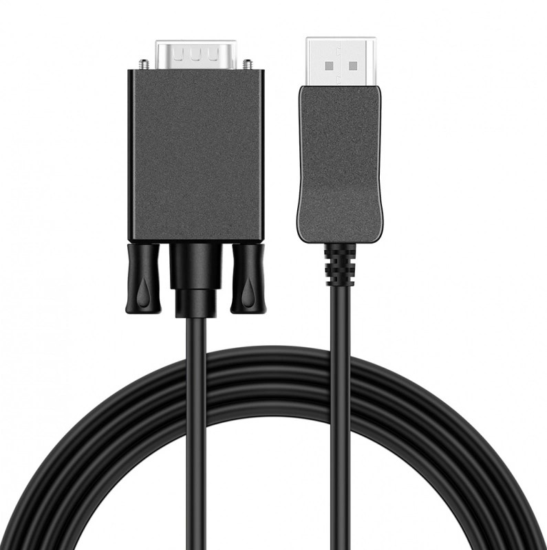 Displayport to VGA cable photography