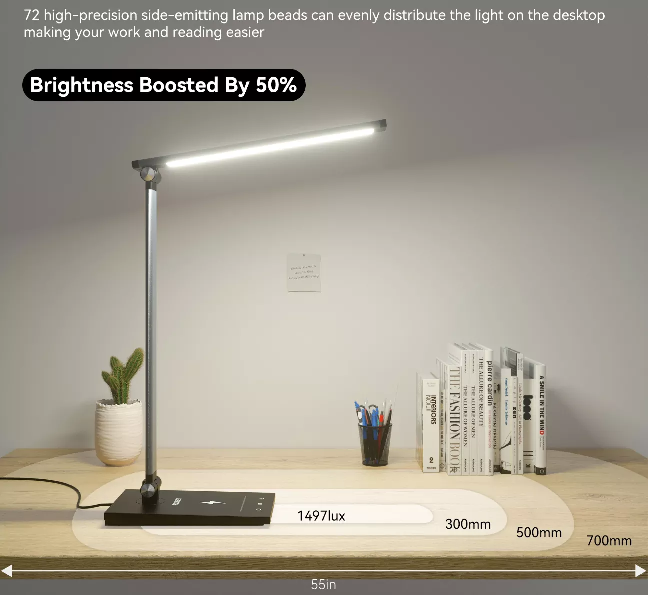 Smart LED Desk Lamp Infographic