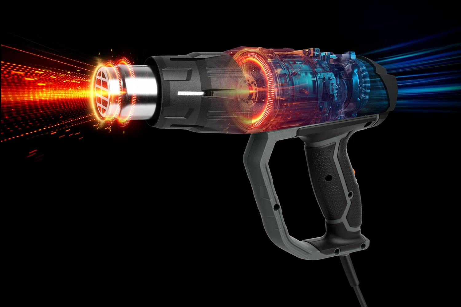 The perfect fusion of photography and design in the heat gun